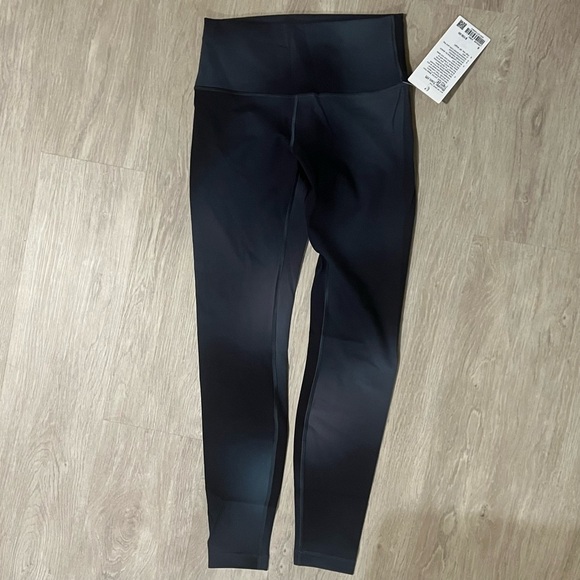 lululemon athletica Pants - New With Tags Lululemon Wunder Train HR 28” Blue Black Multi Size 8